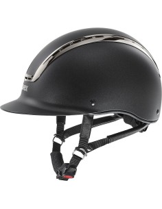 Casque d'équitation SUXXEED CHROME Uvex bleu - doré 2
