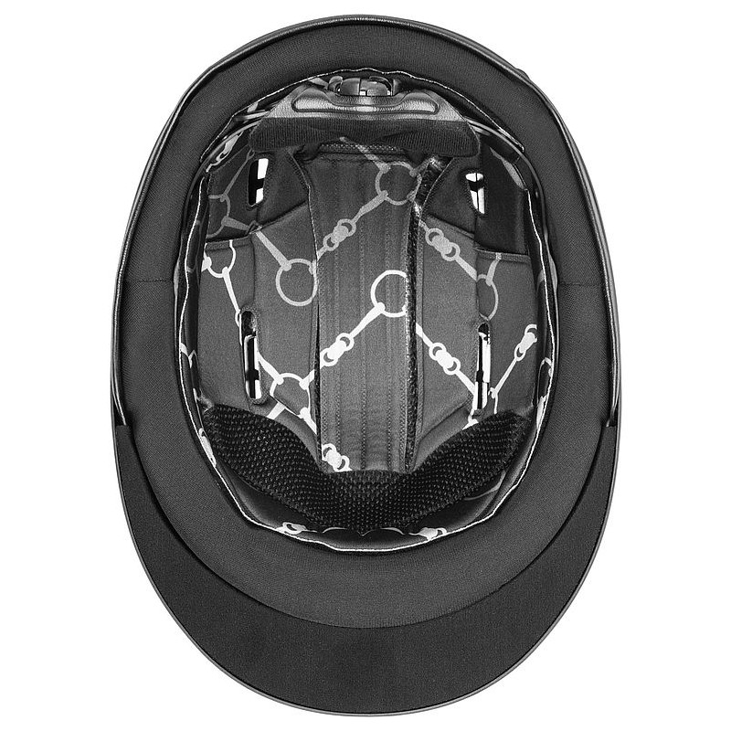 Casque d'équitation SUXXEED CHROME Uvex noir - argenté