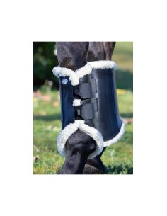 Guêtres Para fermées noires intérieur mouton