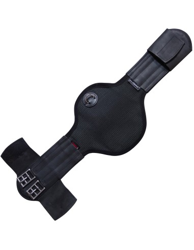 Sangle de dressage Eric Le Tixerant - rabat cuir - face externe.