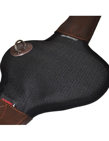 Sangle longue ergonomique cuir Le Tixerant/Gibaud - face externe