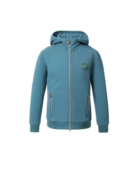 Veste à capuche enfant COVALLIERO -bleu - face