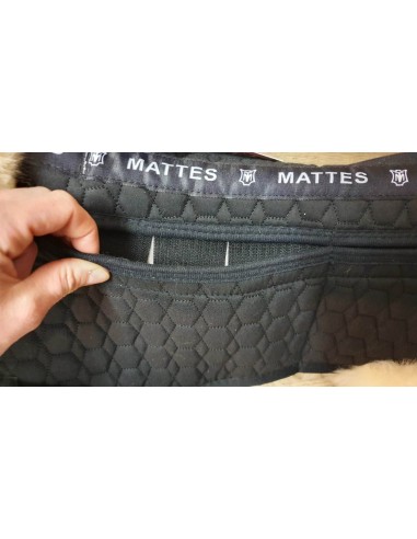 Amortisseur à cales en mouton véritable MATTES - poches à cales