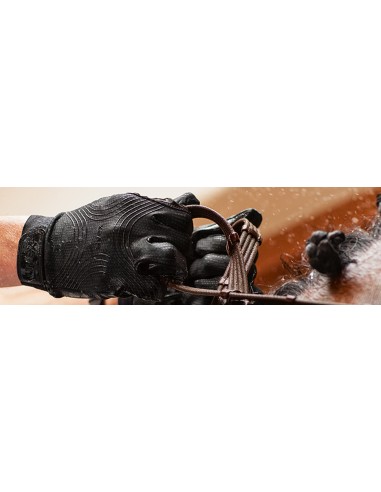 Gants d'équitation CERAVENT Uvex noir