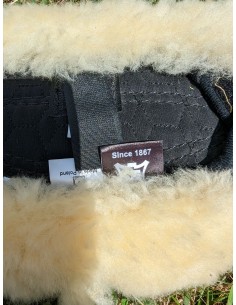 Sangle anatomique matelassée courte sanglons cuir Mattes 2