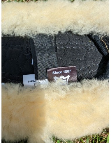 Sangle anatomique matelassée courte sanglons cuir Mattes