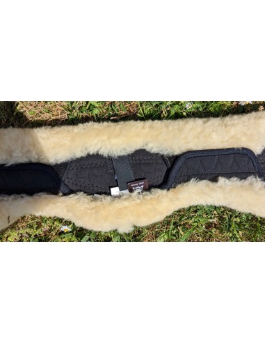 Sangle anatomique matelassée courte sanglons cuir Mattes
