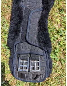 Sangle courte asymétrique passage sanglons en cuir Mattes 2