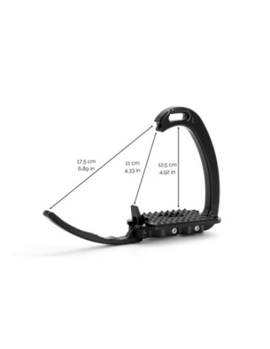Etriers de sécurité Venice Dressage Sloped Tech Stirrups
