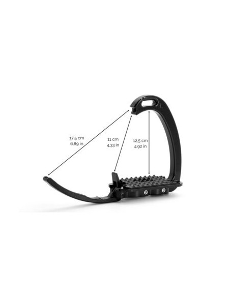 Etriers de sécurité Venice Dressage Sloped Tech Stirrups