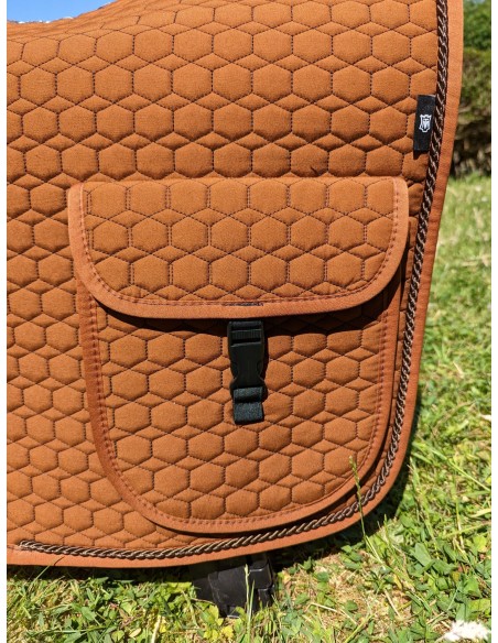 Tapis de randonnée avec poches Mattes marron