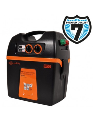 électrificateur B100 sur batterie 9/12 V Gallagher | Sellerie Sylvie Equitation