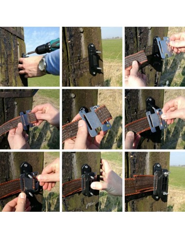 Isolateurs de coin ruban Turboline Gallagher