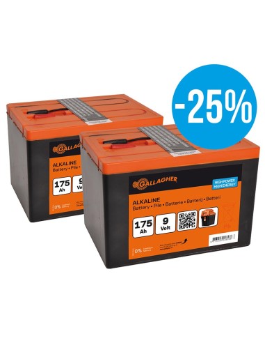 Paquet DUO Pile (9V, 175Ah) Gallagher