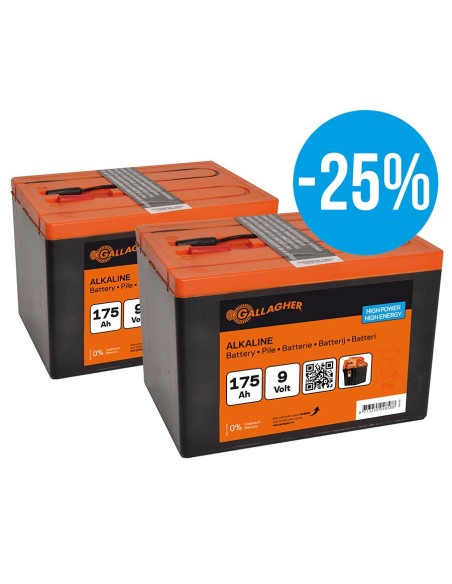 Paquet DUO Pile (9V, 175Ah) Gallagher