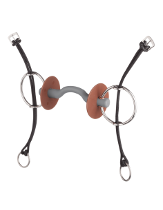 Mors releveur avec canon à passage de langue, doux Beris