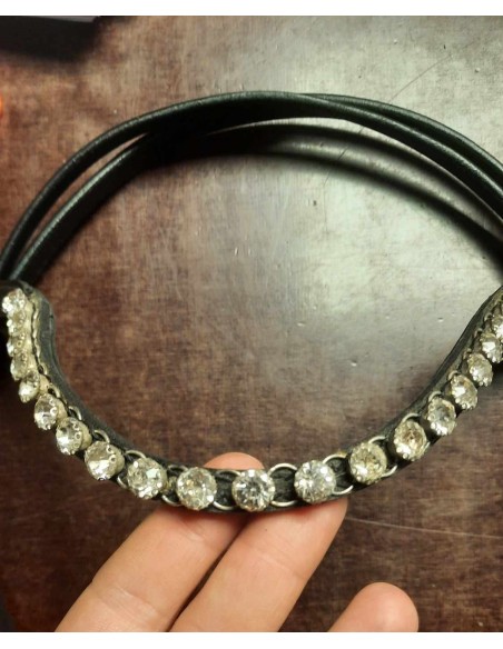 Side Pull Shetland avec frontal à strass