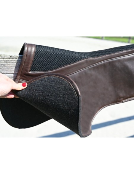 Amortisseur anatomique cuir et feutre Jump'in