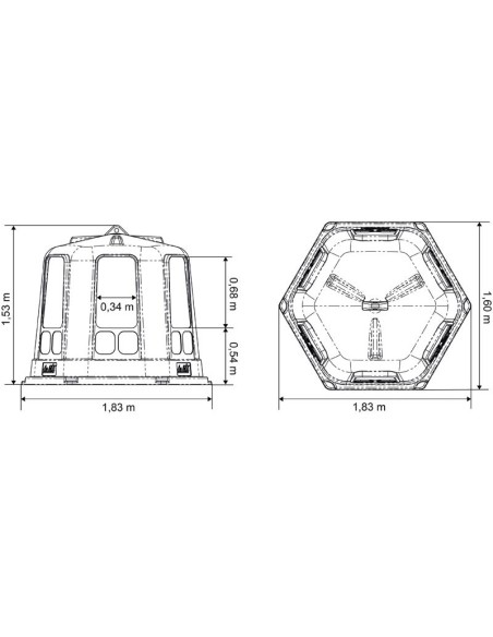 Râtelier à foin La Gée - Avec fond | Sellerie Sylvie Equitation