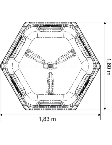 Râtelier à foin La Gée - Avec fond | Sellerie Sylvie Equitation