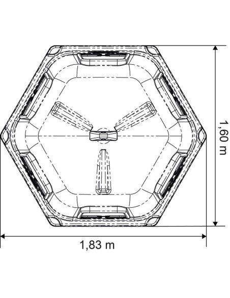 Râtelier à foin La Gée - Avec fond | Sellerie Sylvie Equitation