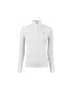 Polo de concours Dame manches longues HALFZIP Cavallo