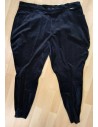 Pantalon d'équitation Velours coupe saumur HUNTER - marine foncé
