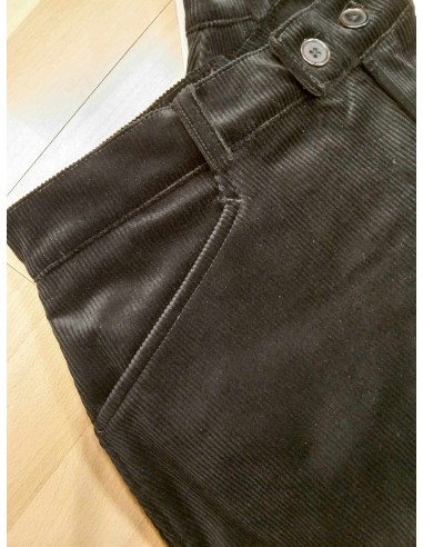 Pantalon d'équitation Velours coupe saumur HUNTER - noir