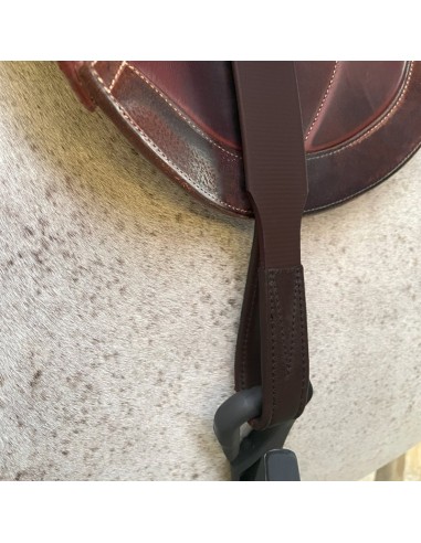 Etrivières plates en cuir & biothane Jump'In