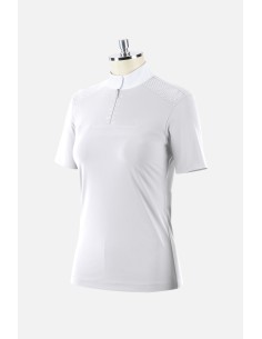Polo de concours Dame BLANCHA Animo