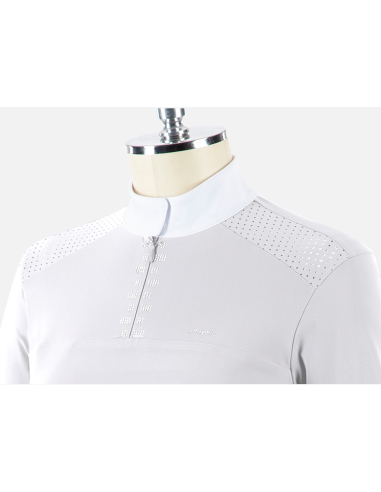 Polo de concours Dame BLANCHA Animo