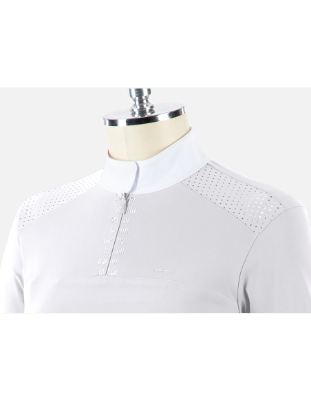 Polo de concours Dame BLANCHA Animo