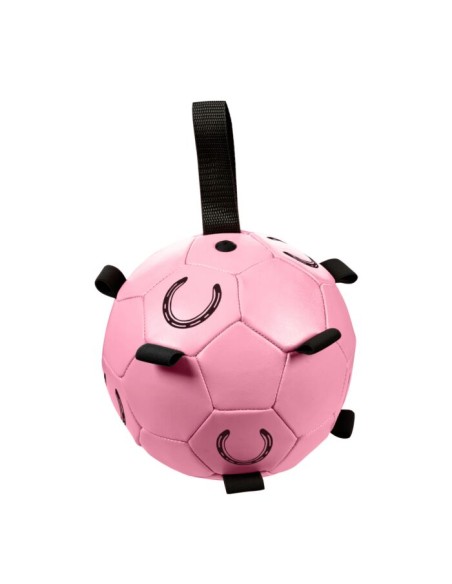 Ballon de jeu pour chevaux HKM - rose