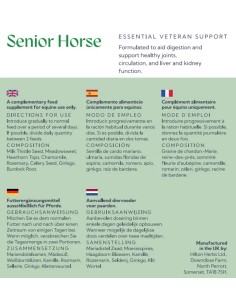 Compléments articulaires SENIOR HORSE Hilton Herbs 2