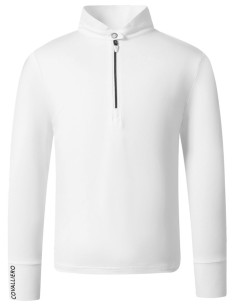 Polo de concours manches longues enfant Covalliero - blanc 2