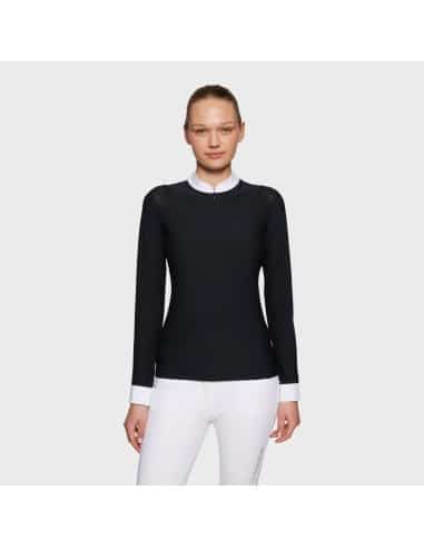 Polo de concours dame YSEE Samshield - noir