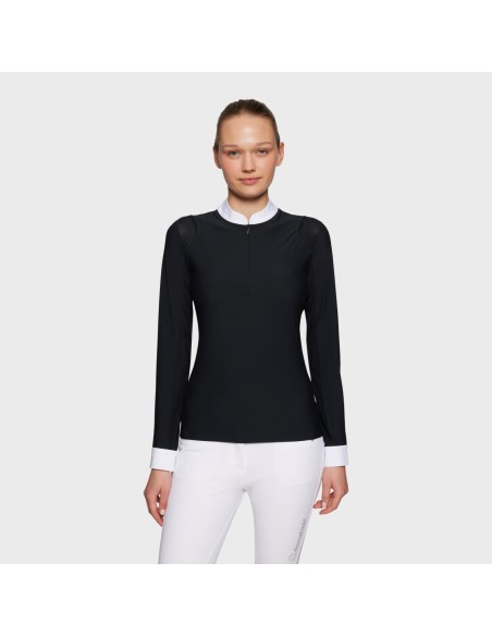 Polo de concours dame YSEE Samshield - noir