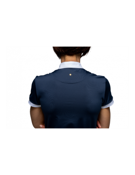 Polo de concours dame ARIZONA Flags&Cup - marine/blanc