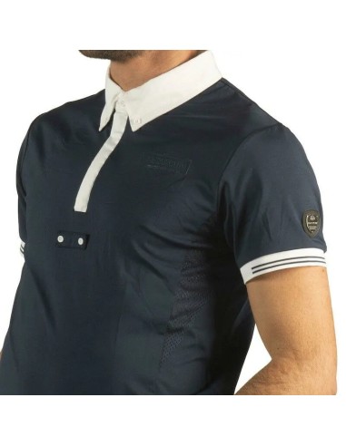 Polo de concours enfant WAKO Flags&Cup - marine