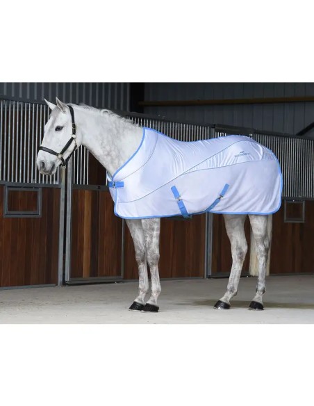 Air-Tec couverture séchante encolure WeatherBeeta - blanc/bleu