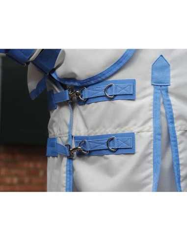 Chemise anti-mouche avec encolure ComFiTec WeatherBeeta - blanc/bleu