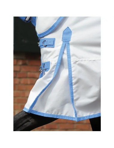 Chemise anti-mouche avec encolure ComFiTec WeatherBeeta - blanc/bleu