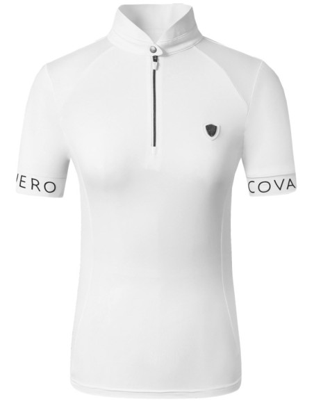 Polo de concours manches courtes COVALLIERO - blanc