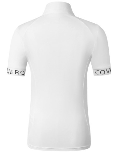 Polo de concours manches courtes COVALLIERO - blanc