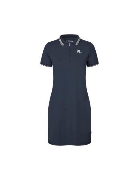 Robe polo NAIRA Kingsland - bleu marine