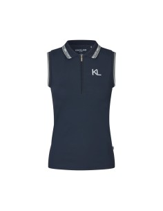 Polo sans manches dame NAIRA Kingsland - bleu marine 2