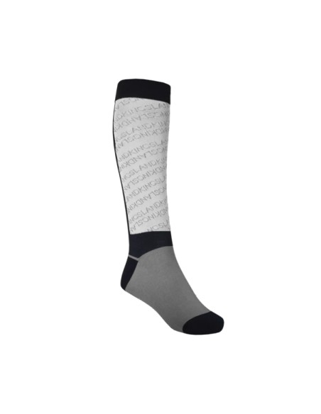 Lot de 2 paires de chaussettes hautes Coolmax NADINE Kingsland - gris/noir