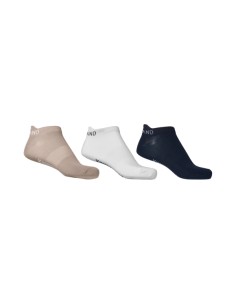 Lot de 3 paires, socquettes NOE Kingsland - beige/blanc/marine