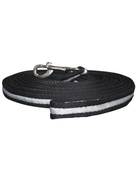 Longe à tourner Canter - noir/argent