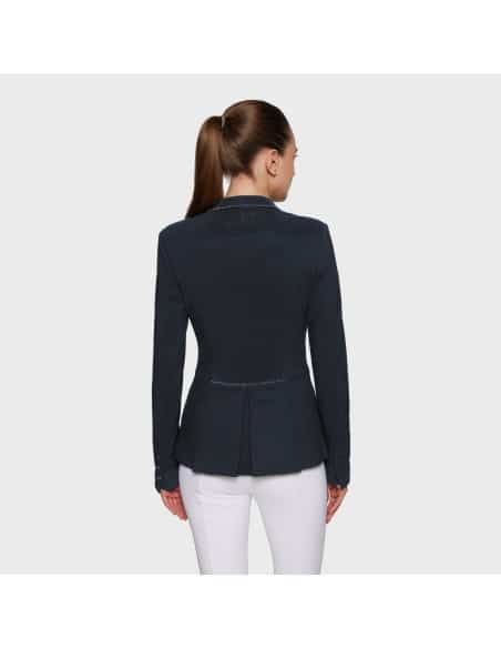 Veste de concours VICTORINE CRYSTAL FABRIC MARINE Samshield